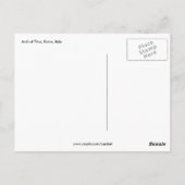 booghoogten briefkaart (Achterkant)
