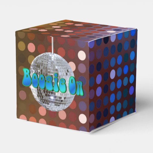 Boogie aan! 1 bedankdoosjes (Achterkant)