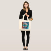 Boogie aan! 1 grote tote bag (Voorkant (model))