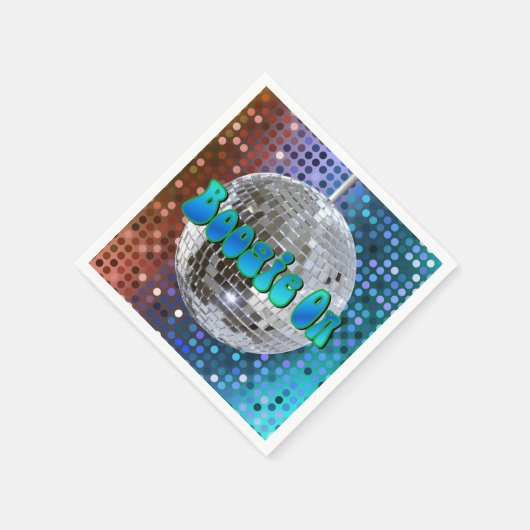 Boogie aan! 1 servet (Hoek)