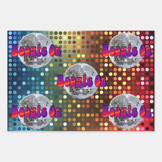 Boogie aan! 2 inpakpapier vel (Voorkant 3)