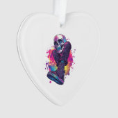 Boogie Bones � Grappige 70s Disco Schedel Ornament (voorkant)