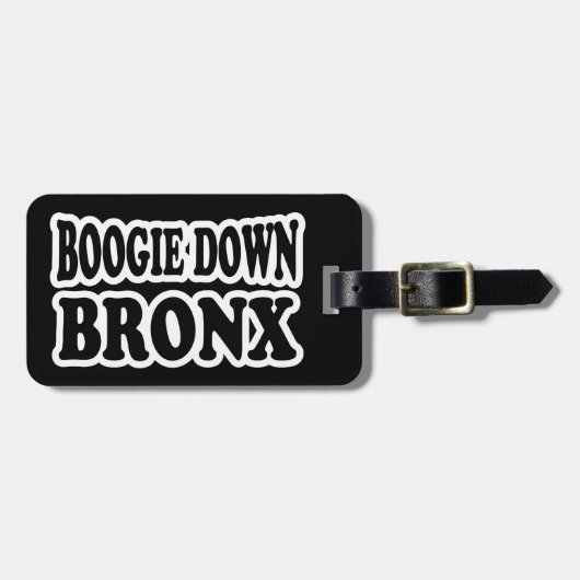 Boogie Down Bronx, NYC Bagagelabel (Voorkant horizontaal)