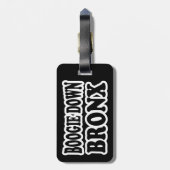 Boogie Down Bronx, NYC Bagagelabel (Achterkant verticaal)