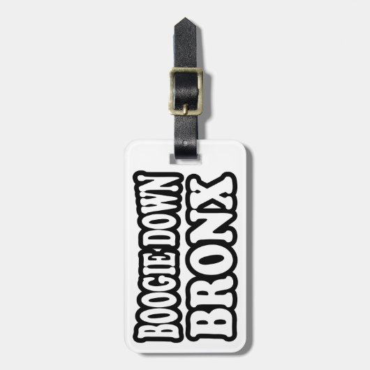 Boogie Down Bronx, NYC Bagagelabel (Voorkant verticaal)