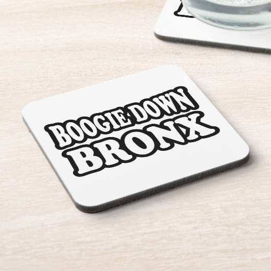 Boogie Down Bronx, NYC Bier Onderzetter (Linkerzijde)