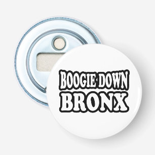 Boogie Down Bronx, NYC Button Flesopener
