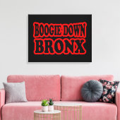 Boogie Down Bronx, NYC Canvas Afdruk (Insitu (Woonkamer))