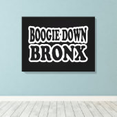 Boogie Down Bronx, NYC Canvas Afdruk (Insitu (Houten vloer))