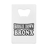 Boogie Down Bronx, NYC Creditkaart Flessenopener (Achterkant)