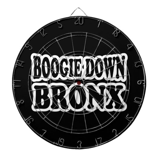 Boogie Down Bronx, NYC Dartbord (Voorkant)