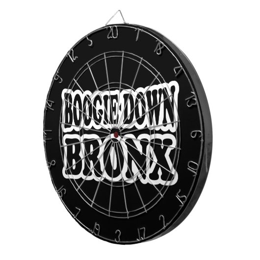 Boogie Down Bronx, NYC Dartbord (Voorkant Rechts)