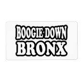 Boogie Down Bronx, NYC Etiket (Voorkant)