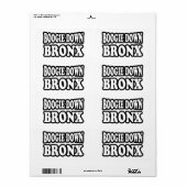 Boogie Down Bronx, NYC Etiket (Full Sheet)