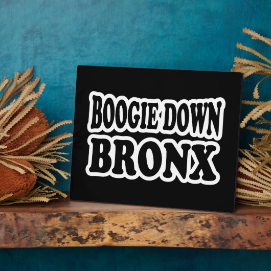 Boogie Down Bronx, NYC Fotoplaat (Zijkant)