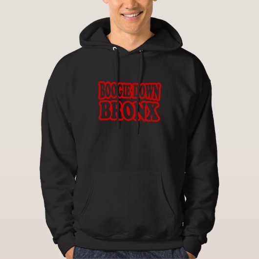 Boogie Down Bronx, NYC Hoodie (Voorkant)