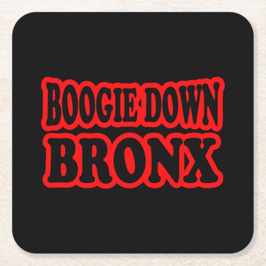 Boogie Down Bronx, NYC Kartonnen Onderzetters (Voorkant)