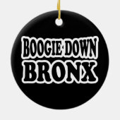 Boogie Down Bronx, NYC Keramisch Ornament (Achterkant)