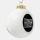 Boogie Down Bronx, NYC Keramische Bal Ornament (Links)