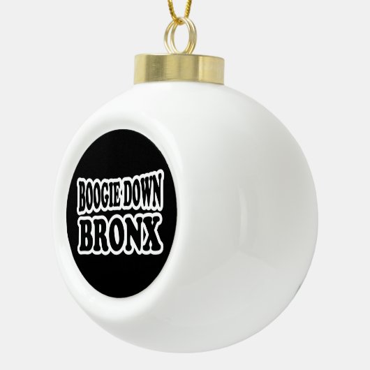 Boogie Down Bronx, NYC Keramische Bal Ornament (Rechts)