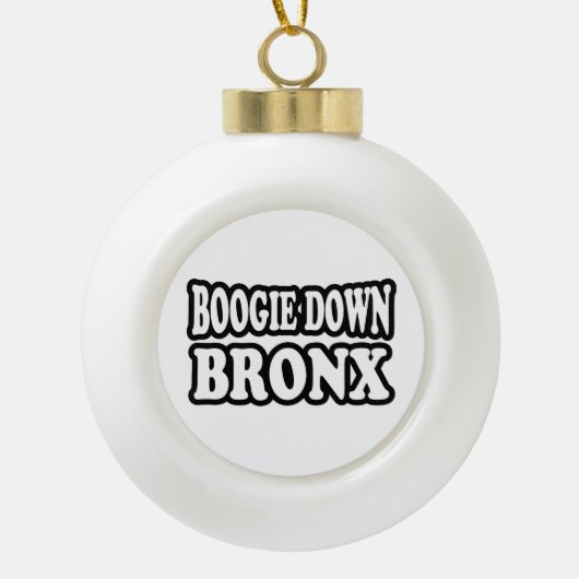 Boogie Down Bronx, NYC Keramische Bal Ornament (Voorkant)