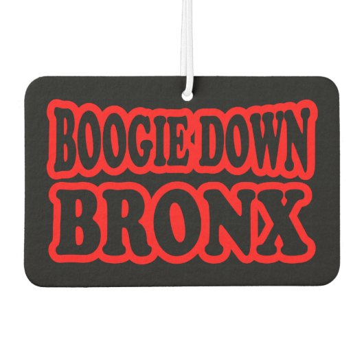 Boogie Down Bronx, NYC Luchtverfrisser (Voorkant)