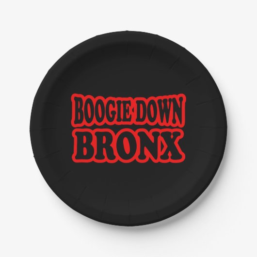 Boogie Down Bronx, NYC Papieren Bordje (Voorkant)