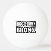 Boogie Down Bronx, NYC Pingpongbal (Voorkant)