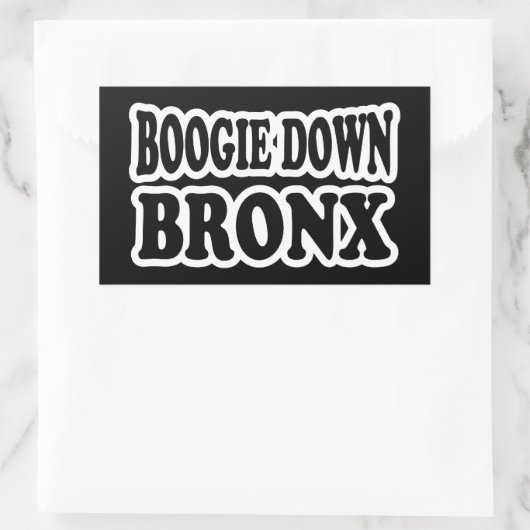 Boogie Down Bronx, NYC Rechthoekige Sticker (Tas)