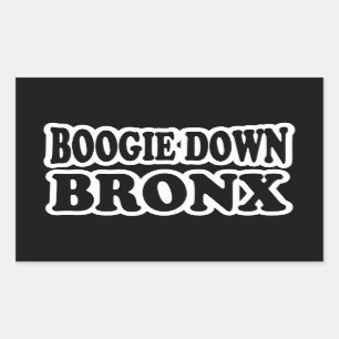 Boogie Down Bronx, NYC Rechthoekige Sticker