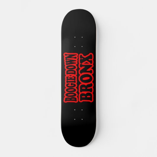 Boogie Down Bronx, NYC Skateboard (Voorkant)