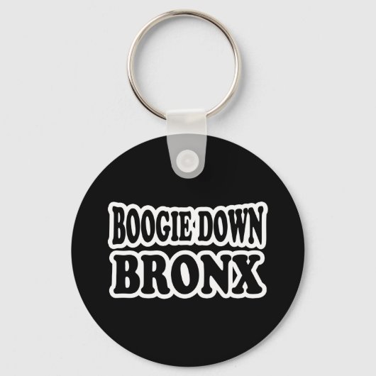Boogie Down Bronx, NYC Sleutelhanger (Voorkant)