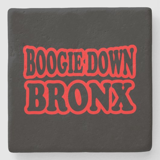 Boogie Down Bronx, NYC Stenen Onderzetter (Voorkant)