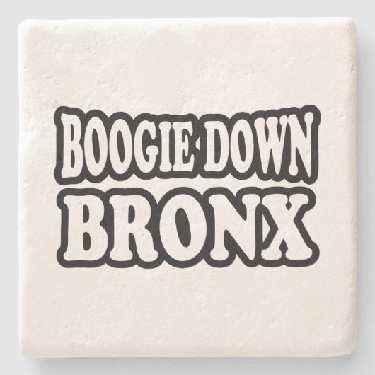 Boogie Down Bronx, NYC Stenen Onderzetter (Voorkant)