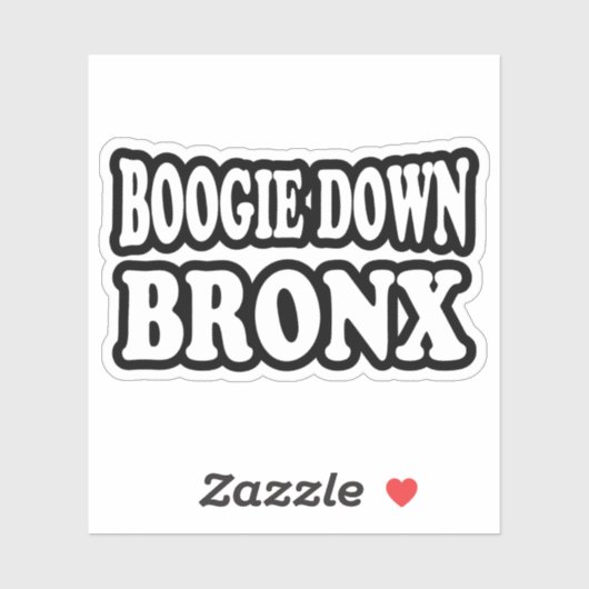 Boogie Down Bronx, NYC Sticker (Vel)