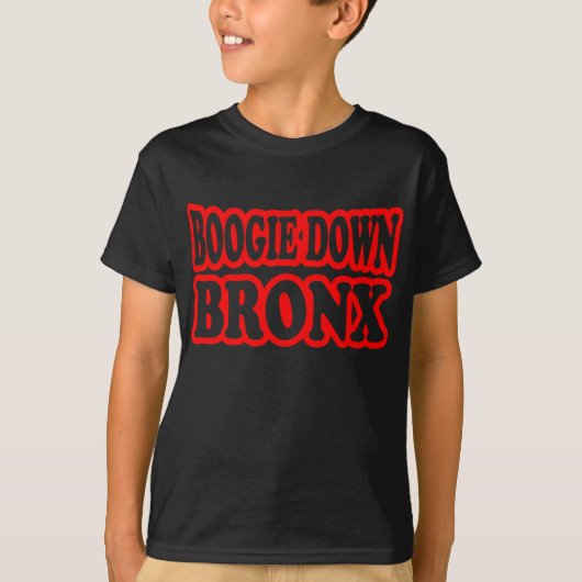 Boogie Down Bronx, NYC T-shirt (Voorkant)