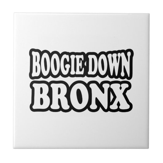 Boogie Down Bronx, NYC Tegeltje (Voorkant)
