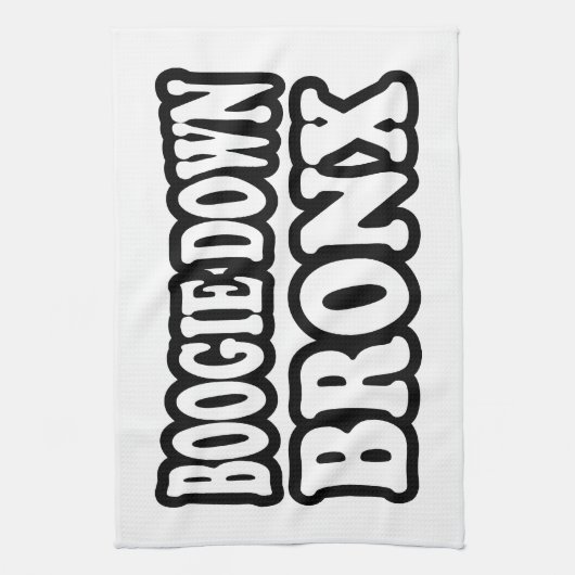 Boogie Down Bronx, NYC Theedoek (Verticaal)