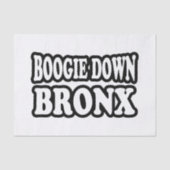Boogie Down Bronx, NYC Tissuepapier (Voorkant)