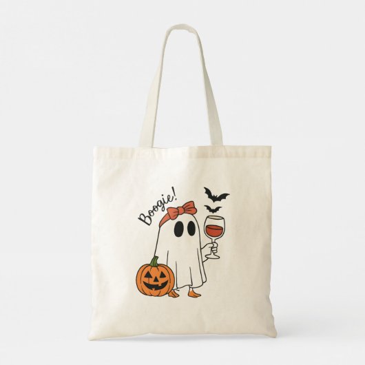 Boogie Halloween Ghost Tote Bag (Achterkant)