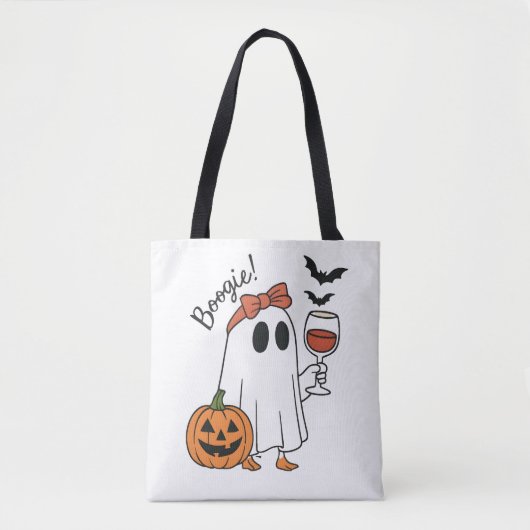 Boogie Halloween Ghost Tote Bag (Voorkant)