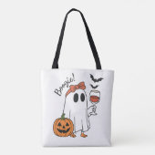 Boogie Halloween Ghost Tote Bag (Achterkant)