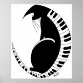 Boogie-kat Poster (Voorkant)