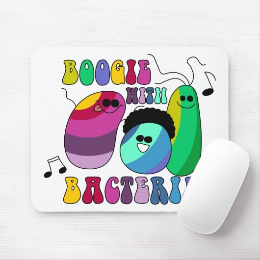 Boogie met bacterie muismat (Met muis)