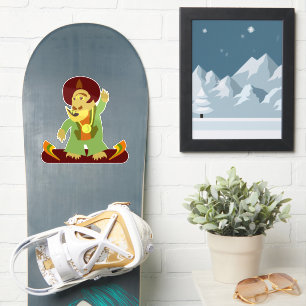 Boogie Monster Cartoon Creature Cute Design Sticker