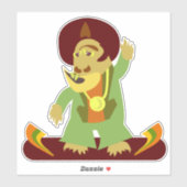 Boogie Monster Cartoon Creatuur Leuk Ontwerp Sticker (Vel)