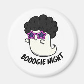 Boogie Nacht Grappig Halloween Ghost Pun Magneet (Voorkant)