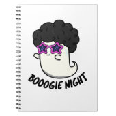 Boogie Nacht Grappig Halloween Ghost Pun Notitieboek (Voorkant)