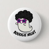 Boogie Nacht Grappig Halloween Ghost Pun Ronde Button 5,7 Cm (Voorkant)