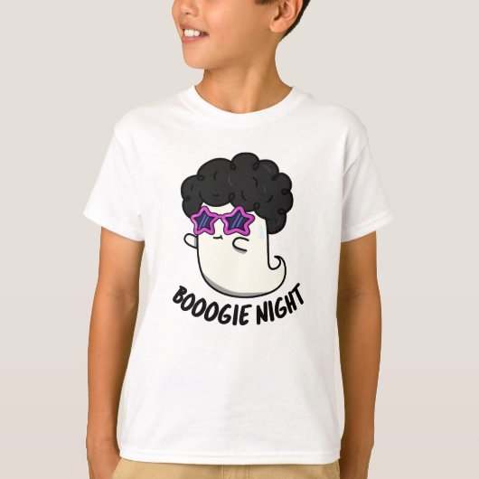 Boogie Nacht Grappig Halloween Ghost Pun T-shirt (Voorkant)